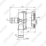 GMB Lisaveepump (jahutusvee ringlussüsteem) GEW-VW019