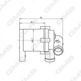 GMB Lisaveepump (jahutusvee ringlussüsteem) GEW-VW032