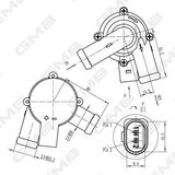 GMB Lisaveepump (jahutusvee ringlussüsteem) GEW-VW032