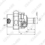 GMB Lisaveepump (jahutusvee ringlussüsteem) GEW-VW033