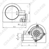 GMB Lisaveepump (jahutusvee ringlussüsteem) GEW-VW033