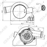 GMB Lisaveepump (jahutusvee ringlussüsteem) GEW-VW036