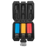 NEO TOOLS Alumiinivanteen Suojahylsysarja 1/2", 3 Osaa (17, 19, 21 mm) 12-350