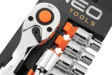 NEO TOOLS Hylsyavainsarja 3/8", 12 Osaa 10-020