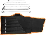 NEO TOOLS Pitkä Silmukkaräikkäavain Sarja, 8-19 mm 09-370