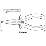 NEO TOOLS Taivutetut Kärkipihdit 200 mm 01-016