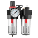 NEO TOOLS Paineilman Huoltoyksikkö 1/2", Suodatin, Voitelulaite ja Paineensäädin 14-734