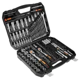 NEO TOOLS Hylsyavainsarja 1/2", 3/8" ja 1/4", 219 Osaa 10-076