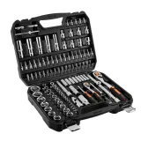 NEO TOOLS Hylsyavainsarja 1/2", 1/4", 110 Osaa, CrV 10-066