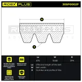 RIDEX Moniurahihna 305P0002P