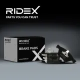 RIDEX Комплект тормозных колодок, дисковый тормоз 402B1824
