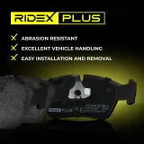 RIDEX Piduriklotside komplekt, ketaspidur 402B1083P