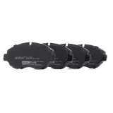 RIDEX Комплект тормозных колодок, дисковый тормоз 402B1402P