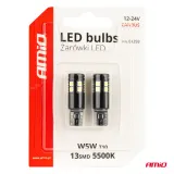 AMiO LED Spuldzes T10 W5W ar Canbus 04259