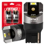 AMiO LED Spuldzes W21W / 7440 ar CANBUS Funkciju 03599
