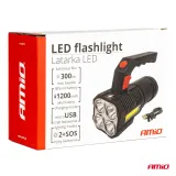 AMiO Ladattava LED-Hakuvalo COB-Sivuvalolla 03273
