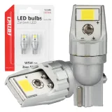 AMiO T10 W5W CANBUS LED Spuldze, Balta Gaisma 04256