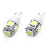 AMiO LED Spuldze T10 / W5W Ar 5 SMD 5050 Diodēm 01284