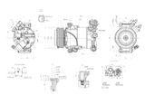 HELLA Kompressor, klimatanläggning 8FK 366 201-981