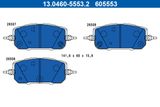 ATE Комплект тормозных колодок, дисковый тормоз 13.0460-5553.2