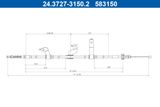 ATE Vajer, parkeringsbroms 24.3727-3150.2