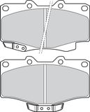 VALEO Комплект тормозных колодок, дисковый тормоз 302331