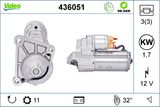 VALEO Startmotor 436051