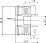 VALEO Frihjulskoppling, generator 588023