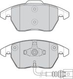VALEO Piduriklotside komplekt, ketaspidur 598635