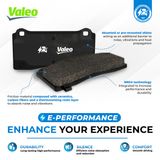 VALEO Комплект тормозных колодок, дисковый тормоз 610516