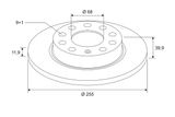 VALEO Тормозной диск 672648