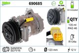 VALEO Kompressor, klimatanläggning 690685