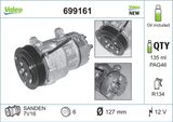 VALEO Компрессор, кондиционер 699161