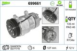VALEO Kompressor, klimatanläggning 699661