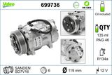 VALEO Kompressor, klimatanläggning 699736