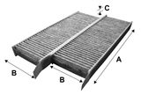 VALEO Suodatin, sisäilma 715555