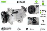VALEO Kompressor, klimatanläggning 813432