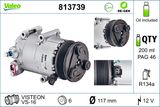 VALEO Kompressor, klimatanläggning 813739
