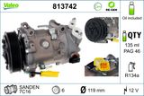 VALEO Kompressor, klimatanläggning 813742