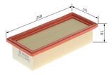 BOSCH Luftfilter 1 457 433 256