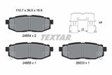 TEXTAR Комплект тормозных колодок, дисковый тормоз 2485401
