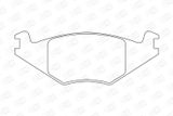 CHAMPION Комплект тормозных колодок, дисковый тормоз 571315CH