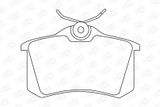 CHAMPION Комплект тормозных колодок, дисковый тормоз 571361CH