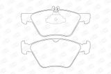 CHAMPION Комплект тормозных колодок, дисковый тормоз 571876CH