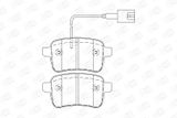 CHAMPION Комплект тормозных колодок, дисковый тормоз 573349CH