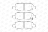 CHAMPION Комплект тормозных колодок, дисковый тормоз 573754CH