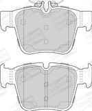 CHAMPION Комплект тормозных колодок, дисковый тормоз 573803CH