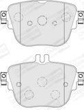 CHAMPION Комплект тормозных колодок, дисковый тормоз 573845CH