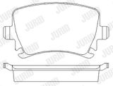 JURID Piduriklotside komplekt, ketaspidur 573158JC