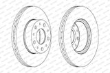 FERODO Bromsskiva DDF1170